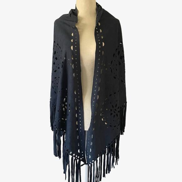 Renee's NYC Blue Triangle Scarf - Picture 1 of 13